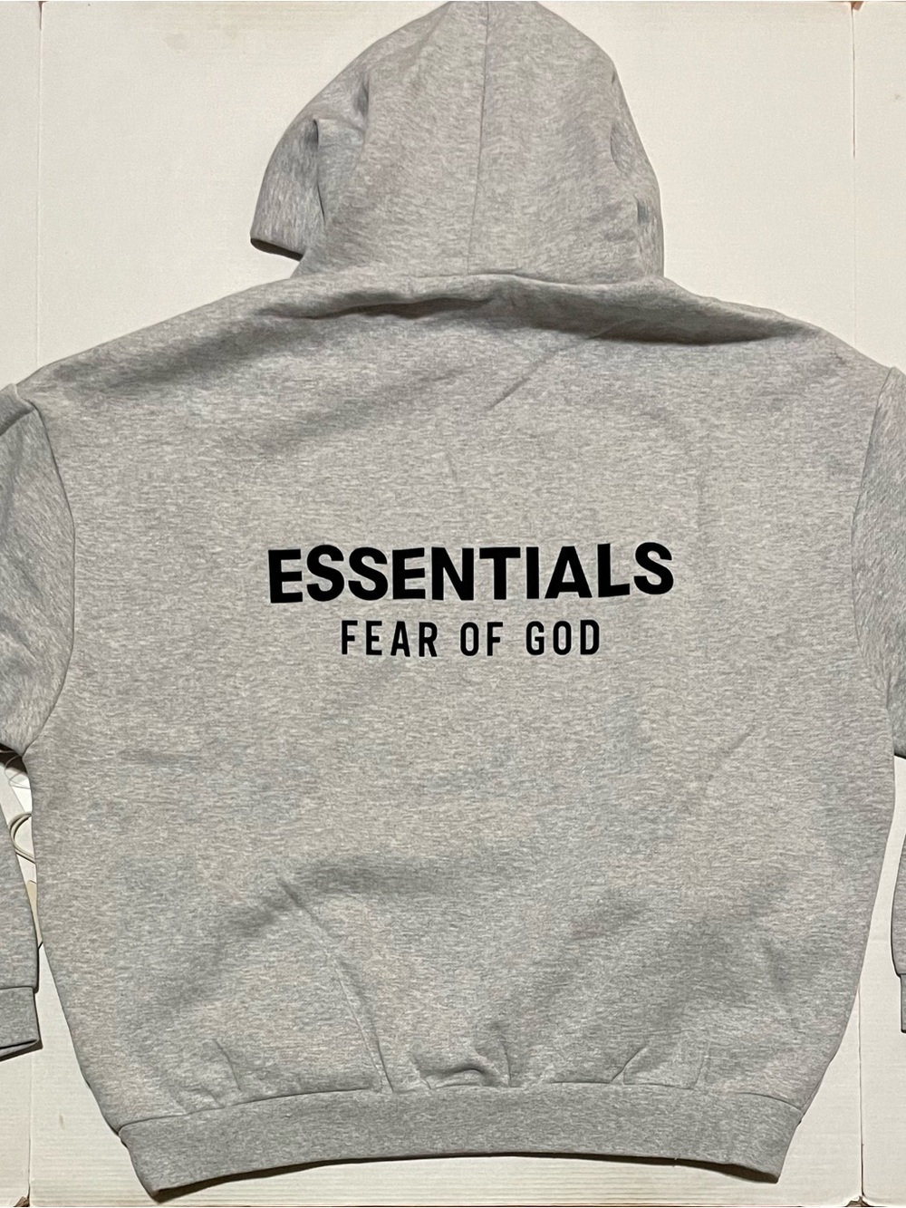 Essentials Light Heather Grey Hoodie with Tag